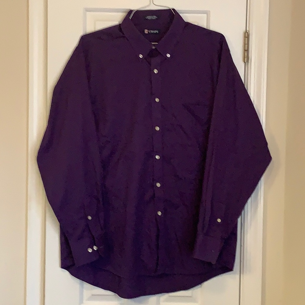 Chaps Dress Shirt. Neck Sz. 17-17 1/2, Sleeves 34/35